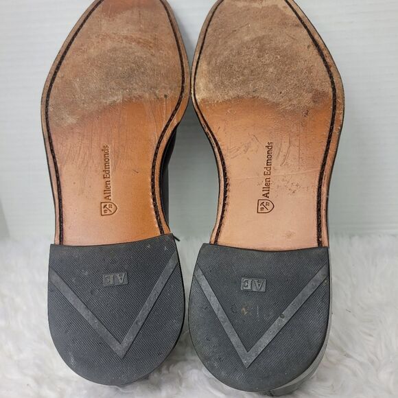 Allen Edmonds Cornwallis Oxfords Dress Shoes Mens Size 11 Gray Leather - Picture 9 of 10